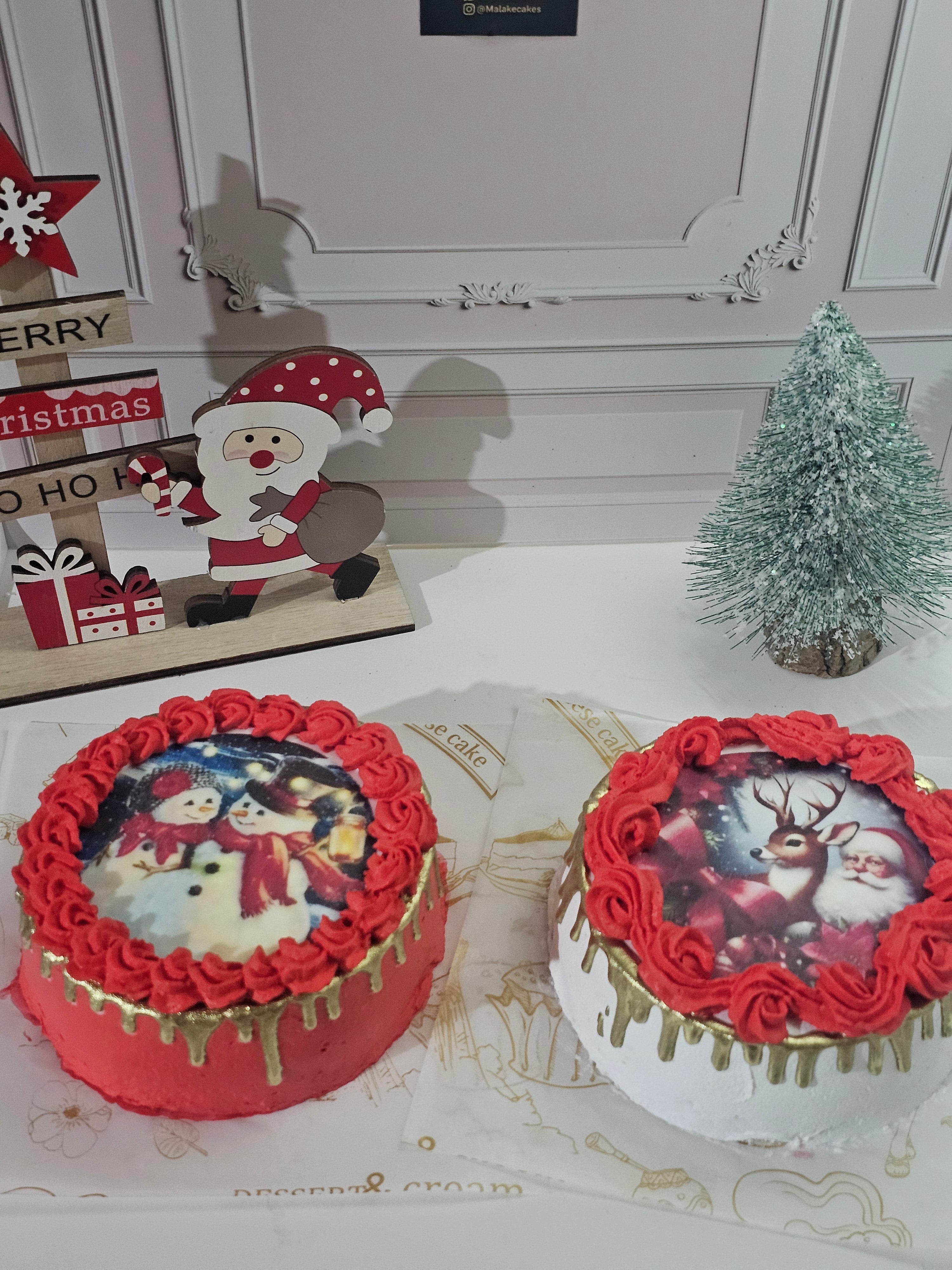 Bento cake navideños 🎄